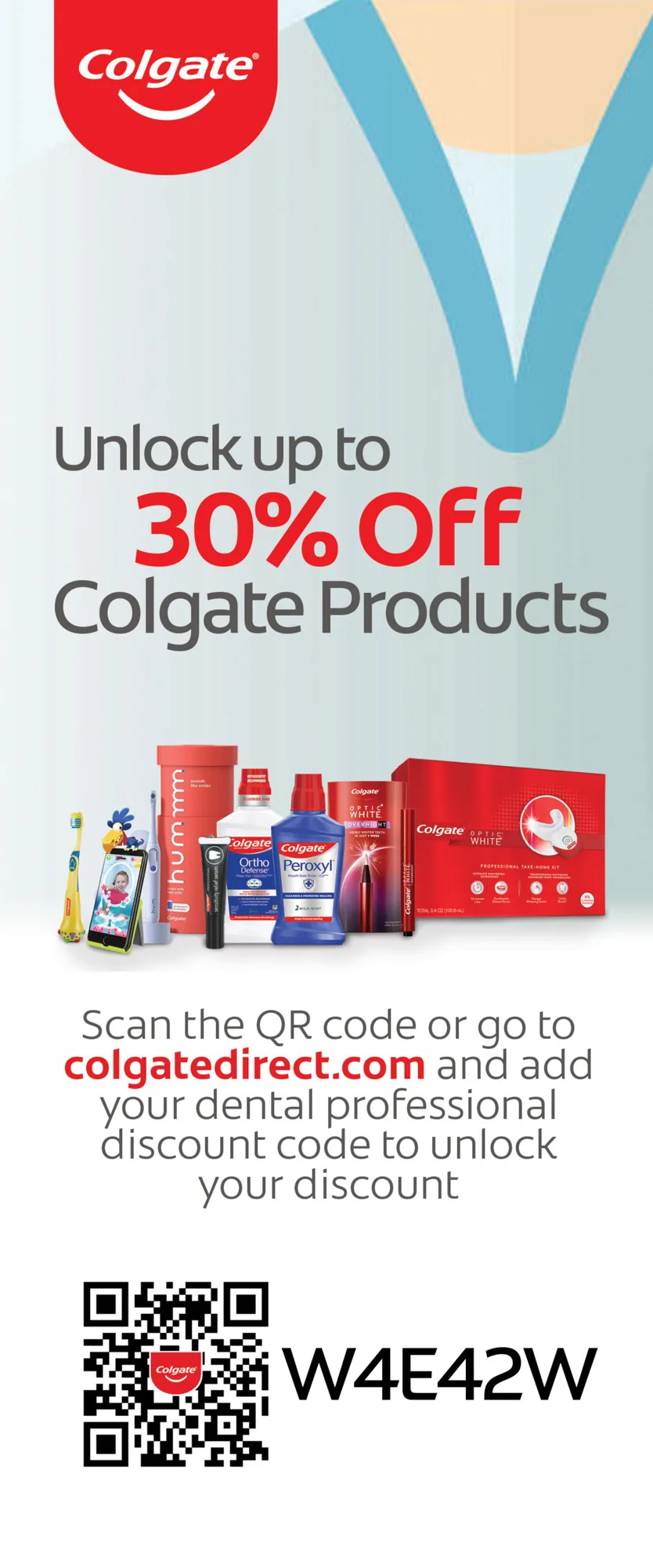 Colgate promotional goodie bag design